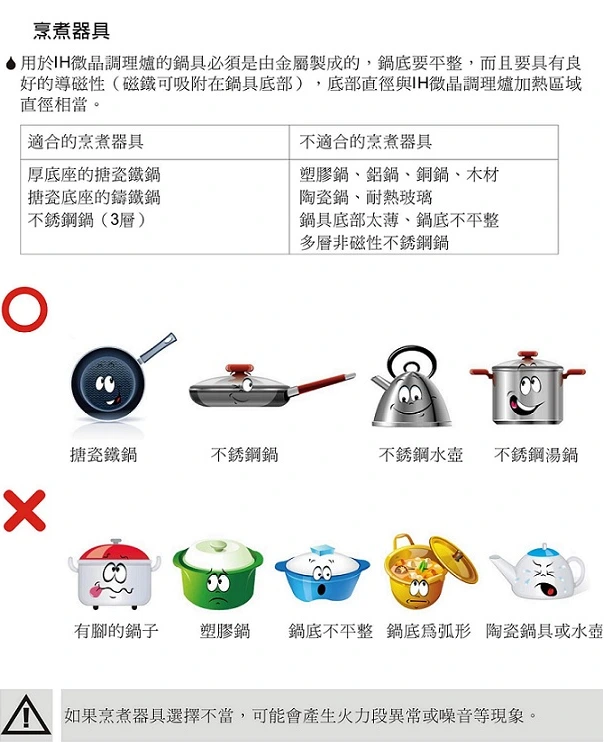 H微晶調理爐-耐刮玻璃 商品說明圖